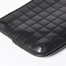 画像をギャラリービューアに読み込む, CHANEL シャネル チョコバー カメリア NO.5 ココマーク チェーンショルダーバッグ 10番台 レザー ブラック シルバー金具 美品 中古 4a004249