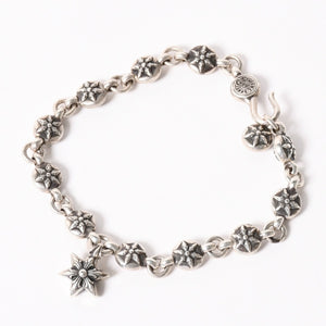 Very good condition CHROME HEARTS #1 Star Ball Bracelet Weight approx. 53.1g 1991/.925 stamp 12LINK Used 4a004089