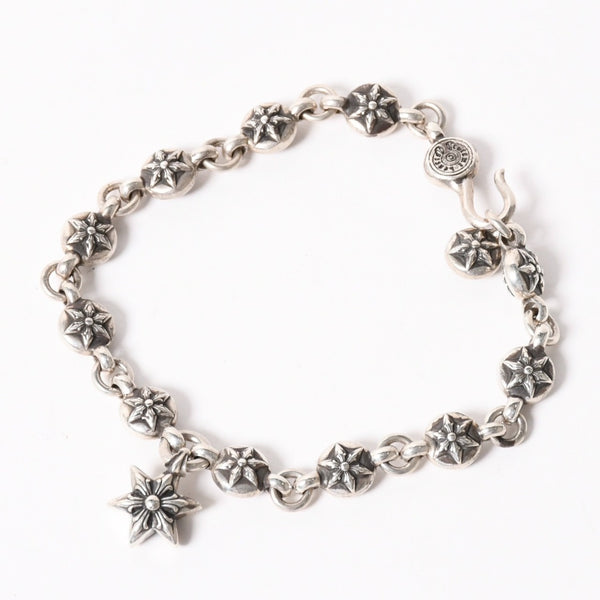 Very good condition CHROME HEARTS #1 Star Ball Bracelet Weight approx. 53.1g 1991/.925 stamp 12LINK Used 4a004089