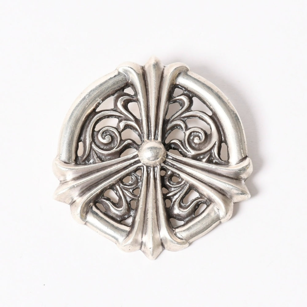 Very Good Condition CHROME HEARTS Peace Medallion Pendant Necklace 87.9g Silver 925 Used 4a004090