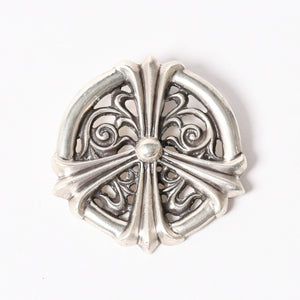 Very Good Condition CHROME HEARTS Peace Medallion Pendant Necklace 87.9g Silver 925 Used 4a004090