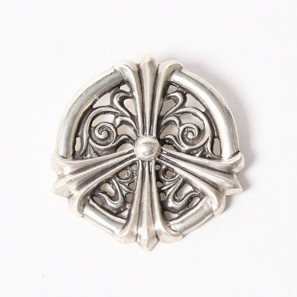 Very Good Condition CHROME HEARTS Peace Medallion Pendant Necklace 87.9g Silver 925 Used 4a004090