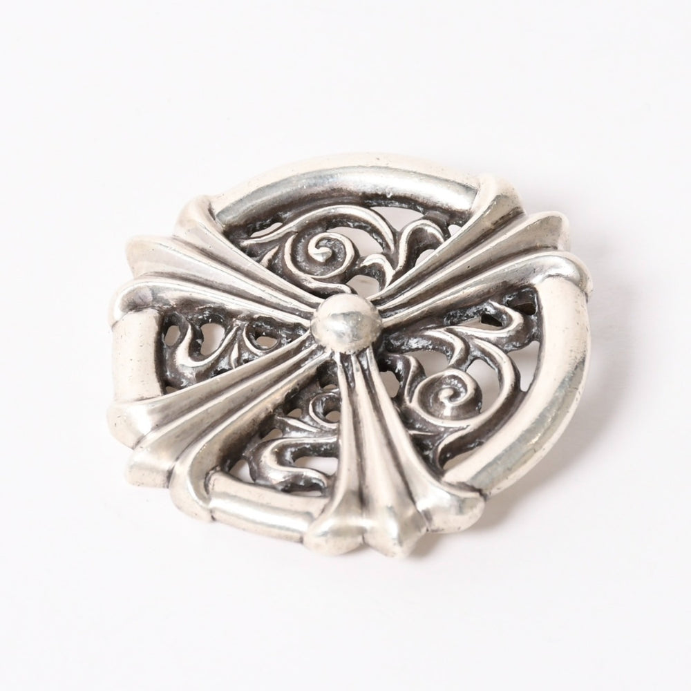 極美品 CHROME HEARTS クロムハーツ ピースメダリオンペンダント ネックレス 87.9g シルバー925 中古 4a004090