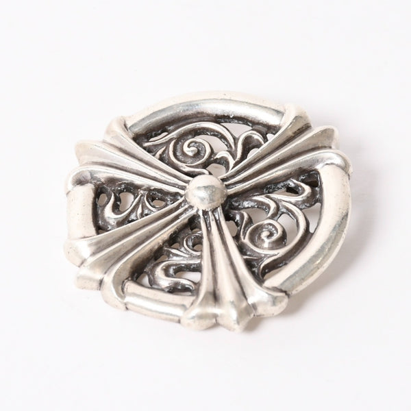 Very Good Condition CHROME HEARTS Peace Medallion Pendant Necklace 87.9g Silver 925 Used 4a004090