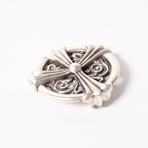 Very Good Condition CHROME HEARTS Peace Medallion Pendant Necklace 87.9g Silver 925 Used 4a004090