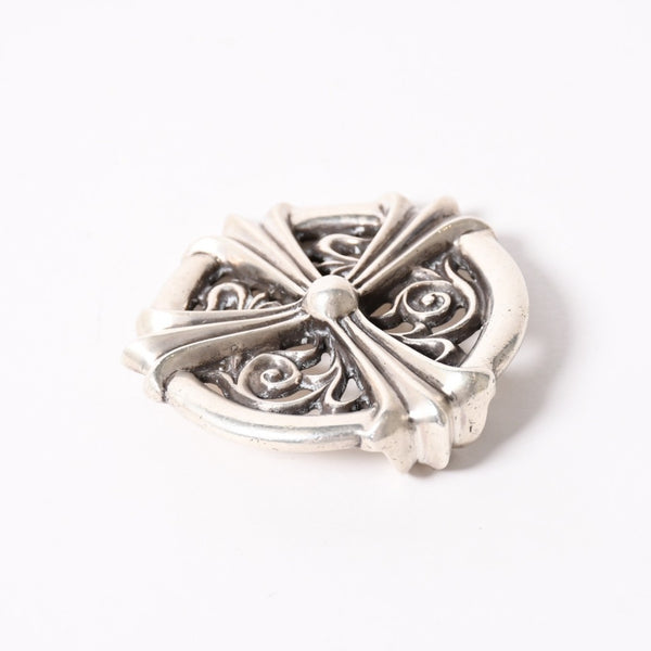Very Good Condition CHROME HEARTS Peace Medallion Pendant Necklace 87.9g Silver 925 Used 4a004090