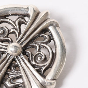 Very Good Condition CHROME HEARTS Peace Medallion Pendant Necklace 87.9g Silver 925 Used 4a004090
