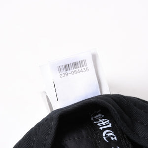 New and unused CHROME HEARTS CH Cross Spider Web Leather Cap Hat Sheepskin Leather Silver 925 Black Used 4a004021
