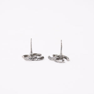 CHANEL Cocomark earrings accessories Weight approx. 2.39g B15B stamp Silver Metal For both ears Good condition Used 4a003122