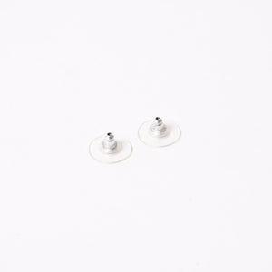 CHANEL Cocomark earrings accessories Weight approx. 2.39g B15B stamp Silver Metal For both ears Good condition Used 4a003122