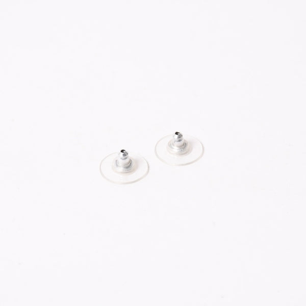 CHANEL Cocomark earrings accessories Weight approx. 2.39g B15B stamp Silver Metal For both ears Good condition Used 4a003122