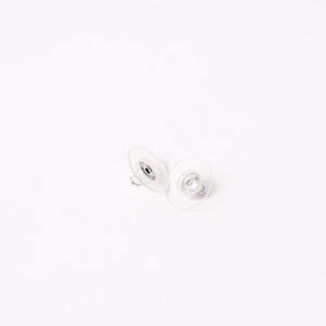 CHANEL Cocomark earrings accessories Weight approx. 2.39g B15B stamp Silver Metal For both ears Good condition Used 4a003122