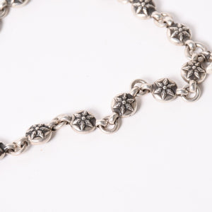 Very good condition CHROME HEARTS #1 Star Ball Bracelet Weight approx. 53.1g 1991/.925 stamp 12LINK Used 4a004089