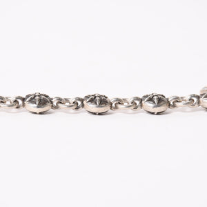 Very good condition CHROME HEARTS #1 Star Ball Bracelet Weight approx. 53.1g 1991/.925 stamp 12LINK Used 4a004089