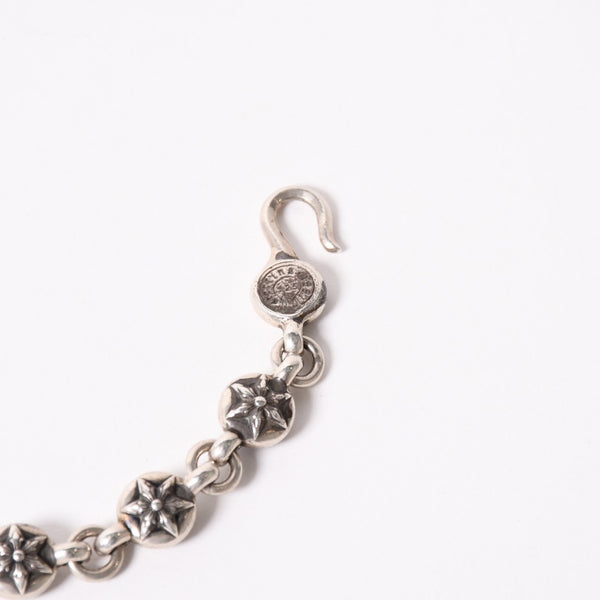 Very good condition CHROME HEARTS #1 Star Ball Bracelet Weight approx. 53.1g 1991/.925 stamp 12LINK Used 4a004089
