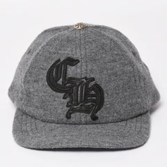 New and unused CHROME HEARTS TRUCKER CAP CH Patch Trucker Cap ONE SIZE Gray Wool Silver 925 Used 4a004099