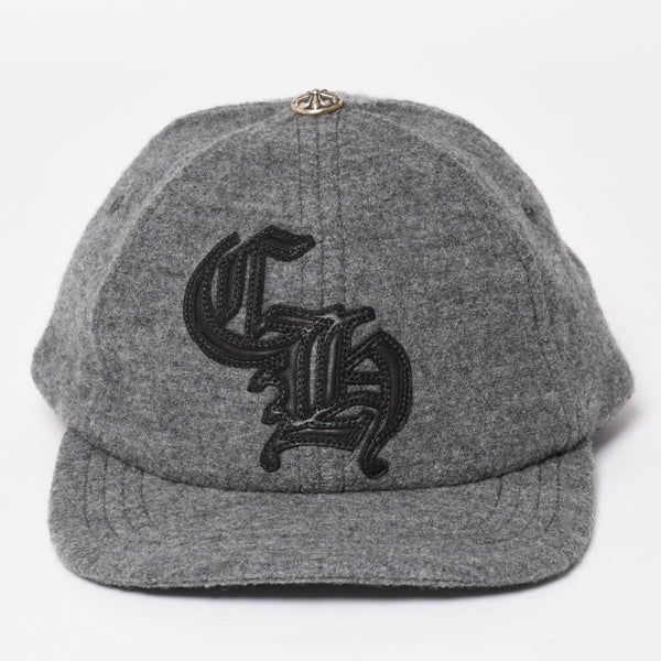 New and unused CHROME HEARTS TRUCKER CAP CH Patch Trucker Cap ONE SIZE Gray Wool Silver 925 Used 4a004099