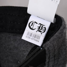 画像をギャラリービューアに読み込む, 新品未使用 CHROME HEARTS クロムハーツ TRUCKER CAP CHパッチ トラッカーキャップ ONE SIZE グレー ウール シルバー925 中古 4a004099