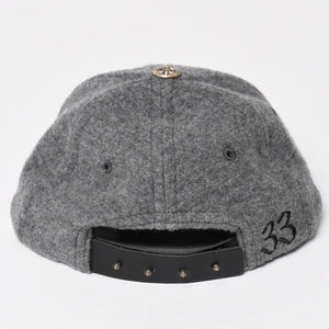 New and unused CHROME HEARTS TRUCKER CAP CH Patch Trucker Cap ONE SIZE Gray Wool Silver 925 Used 4a004099