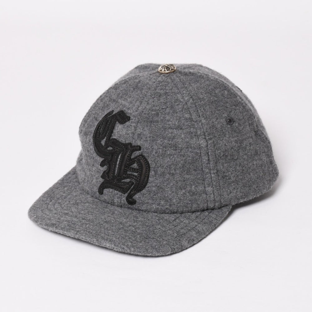 新品未使用 CHROME HEARTS クロムハーツ TRUCKER CAP CHパッチ トラッカーキャップ ONE SIZE グレー ウール シルバー925 中古 4a004099