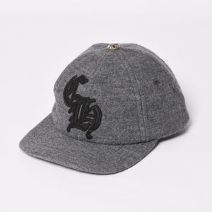 New and unused CHROME HEARTS TRUCKER CAP CH Patch Trucker Cap ONE SIZE Gray Wool Silver 925 Used 4a004099