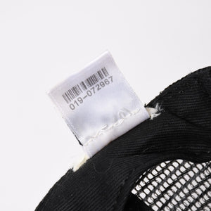 極美品 CHROME HEARTS クロムハーツ ベースボールキャップ CHクロス 刺繍 トラッカーキャップ 帽子 ブラック 4a004103
