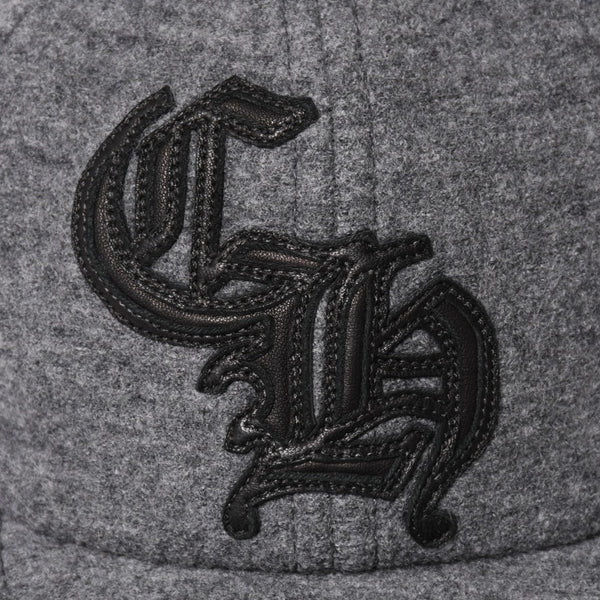 New and unused CHROME HEARTS TRUCKER CAP CH Patch Trucker Cap ONE SIZE Gray Wool Silver 925 Used 4a004099