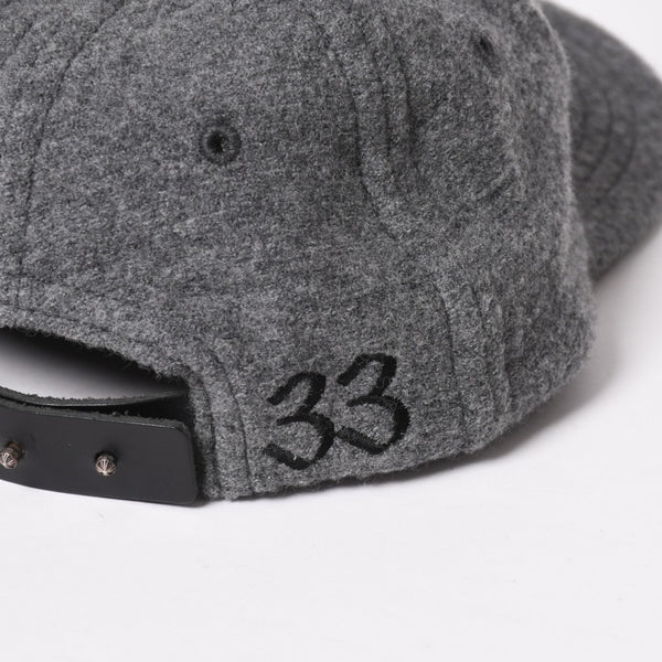 New and unused CHROME HEARTS TRUCKER CAP CH Patch Trucker Cap ONE SIZE Gray Wool Silver 925 Used 4a004099