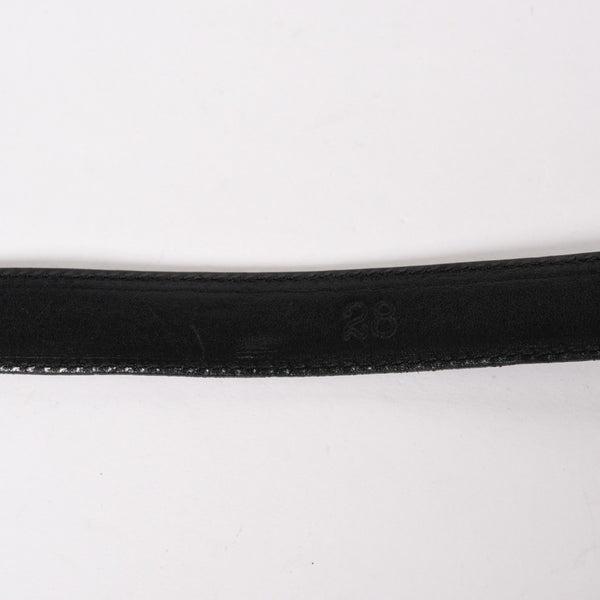 CHROME HEARTS 1 inch classic belt gunslinger size 28 sterling silver mint condition used 4a004101