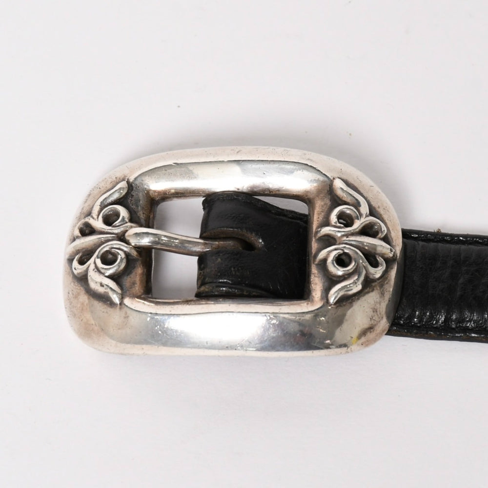 CHROME HEARTS クロムハーツ 1インチ クラシック ベルト ガンスリンガー サイズ28 スターリングシルバー 美品 中古 4a004101