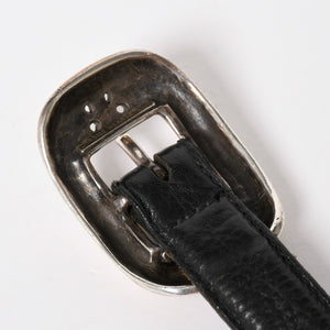 CHROME HEARTS 1 inch classic belt gunslinger size 28 sterling silver mint condition used 4a004101