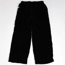 画像をギャラリービューアに読み込む, 新品未使用品 CHROME HEARTS クロムハーツ Y NOT 25AW トラックパンツ サイズL レーヨン ベロア ブラック 中古 4a004095