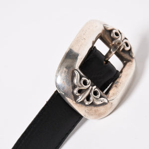 CHROME HEARTS 1 inch classic belt gunslinger size 28 sterling silver mint condition used 4a004101