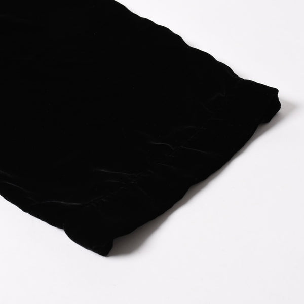 新品未使用品 CHROME HEARTS クロムハーツ Y NOT 25AW トラックパンツ サイズL レーヨン ベロア ブラック 中古 4a004095