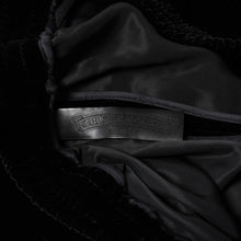 画像をギャラリービューアに読み込む, 新品未使用品 CHROME HEARTS クロムハーツ Y NOT 25AW トラックパンツ サイズL レーヨン ベロア ブラック 中古 4a004095