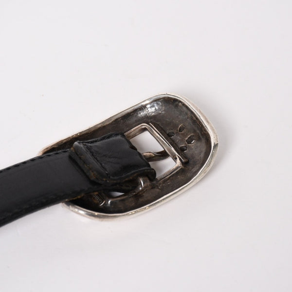 CHROME HEARTS 1 inch classic belt gunslinger size 28 sterling silver mint condition used 4a004101