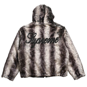 Supreme シュプリーム サイズM ジャケット 2020AW フェイクファー リバーシブル フードジャケット Faux Fur Reversible Hooded Jacket 美品 中古 4a004104