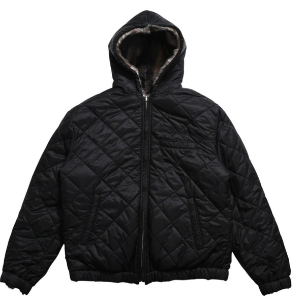 Supreme シュプリーム サイズM ジャケット 2020AW フェイクファー リバーシブル フードジャケット Faux Fur Reversible Hooded Jacket 美品 中古 4a004104