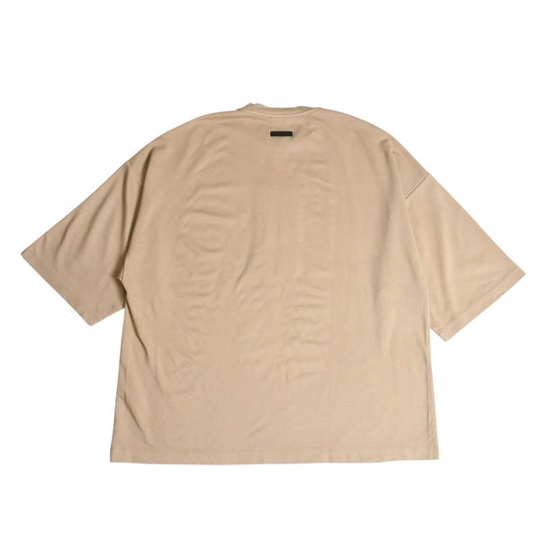 FEAR OF GOD Fear of God Embroidery T-shirt 8 Numbering Beige Boxy Oversize Drop Shoulder L Size Good Condition Used 4a004127