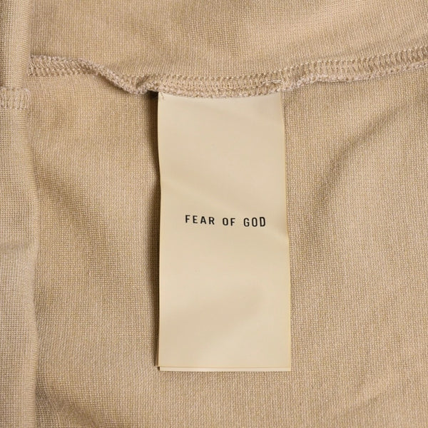 FEAR OF GOD Fear of God Embroidery T-shirt 8 Numbering Beige Boxy Oversize Drop Shoulder L Size Good Condition Used 4a004127