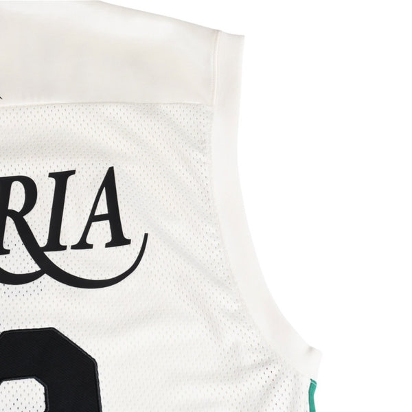 adidas × WILLY CHAVARRIA アディダス ウィリーチャバリア バスケットボールジャージ 33 ホワイト グリーン レッド Sサイズ 美品 中古 4a004110