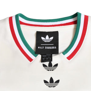 adidas × WILLY CHAVARRIA アディダス ウィリーチャバリア バスケットボールジャージ 33 ホワイト グリーン レッド Sサイズ 美品 中古 4a004110