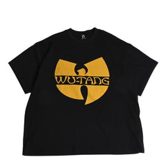 極美品 Wu-Tang Clan ウータンクラン オフィシャルTシャツ Wロゴ C.R.E.A.M. ヴィンテージ加工 ブラック イエロー XXLサイズ 中古 4a004123