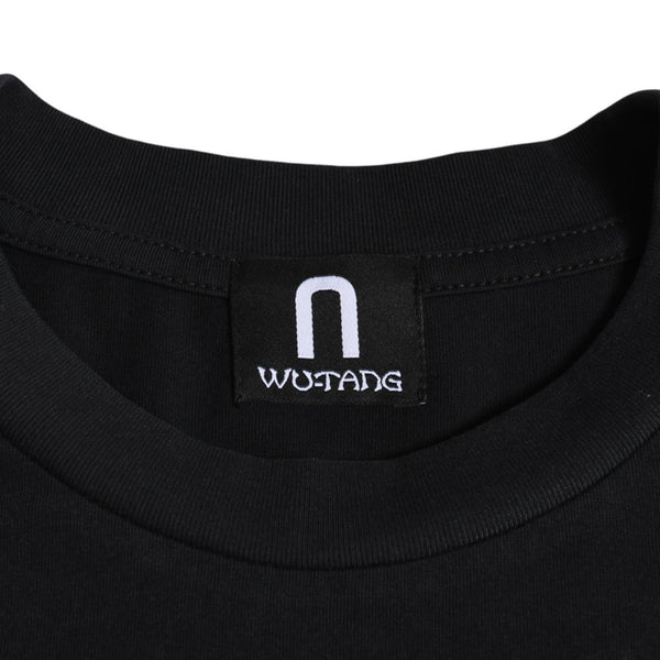 極美品 Wu-Tang Clan ウータンクラン オフィシャルTシャツ Wロゴ C.R.E.A.M. ヴィンテージ加工 ブラック イエロー XXLサイズ 中古 4a004123