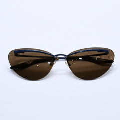 Mint condition Christian Dior sunglasses, navy temples, brown lenses, QS0YJ 62◻14 135 Used 4a004135