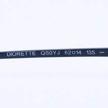 Load image into Gallery viewer, 極美品 Christian Dior クリスチャンディオール サングラス ネイビーテンプル ブラウンレンズ QS0YJ 62◻︎14 135 中古 4a004135