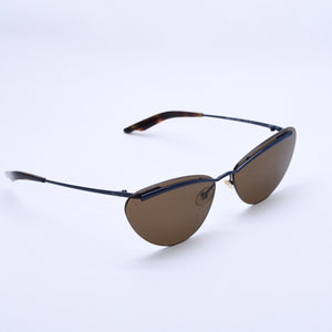 Mint condition Christian Dior sunglasses, navy temples, brown lenses, QS0YJ 62◻14 135 Used 4a004135