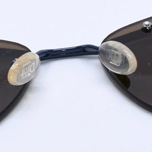 Mint condition Christian Dior sunglasses, navy temples, brown lenses, QS0YJ 62◻14 135 Used 4a004135