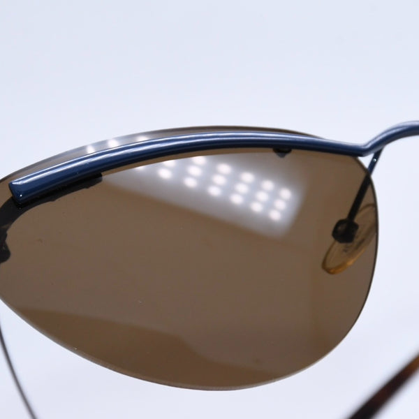 Mint condition Christian Dior sunglasses, navy temples, brown lenses, QS0YJ 62◻14 135 Used 4a004135