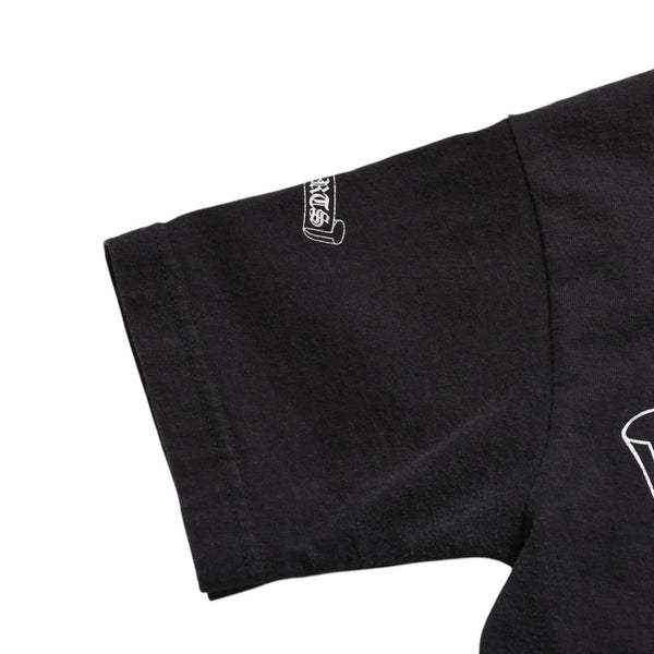 CHROME HEARTS クロムハーツ ダガーポケットTシャツ Black ブラック Silver シルバー サイズL 美品 中古 4a004136